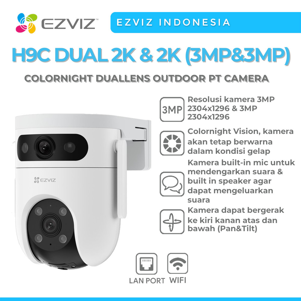 EZVIZ H9C DUAL LENS 3MP