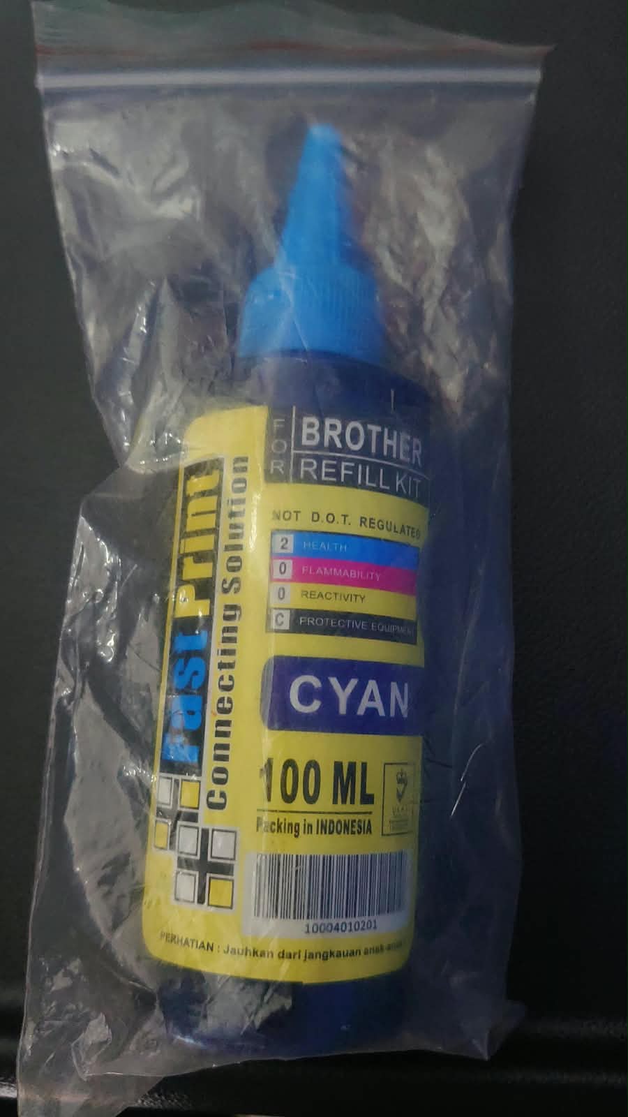 TINTA CYAN BROTHER FASTPRINT