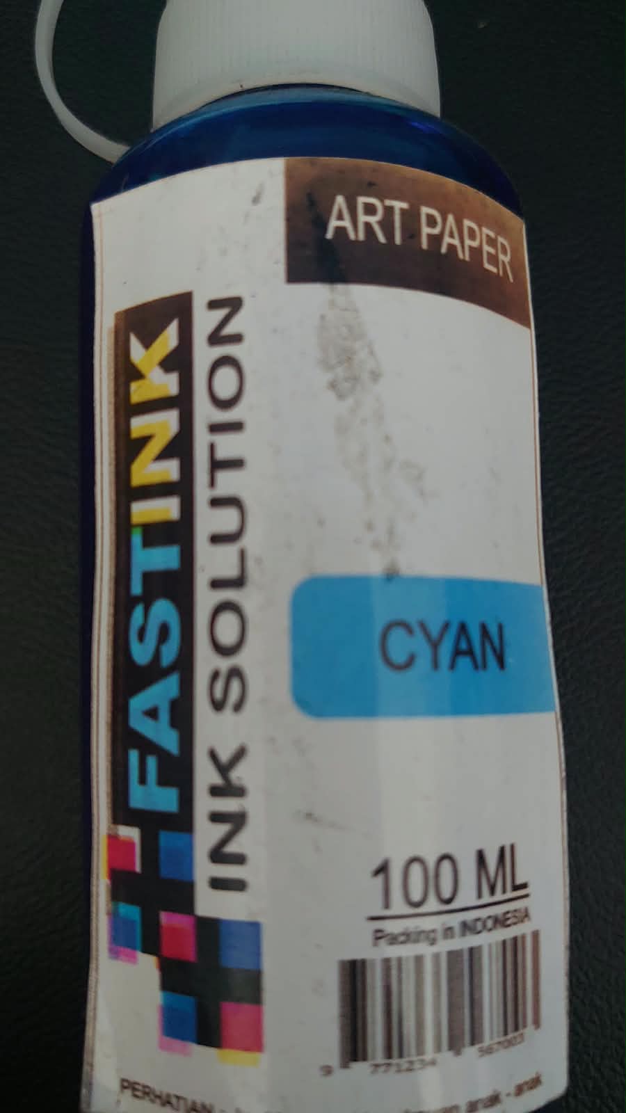 TINTA CYAN FASTINK ARTPAPER 100ML