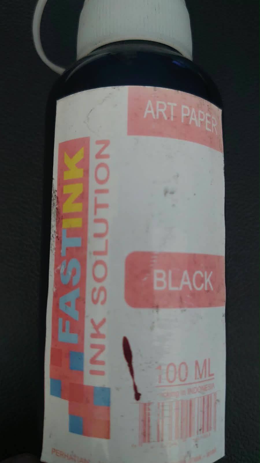 TINTA BLACK FASTINK ARTPAPER 100ML